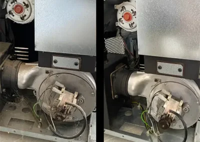 Entretien d'un poêle à granulés avant et après l'intervention d'un artisan ramoneur