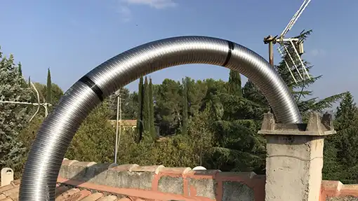 Tubage de conduit de fumée à Lens pour poêle à bois